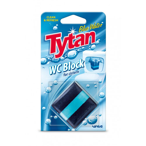 Krążek kostka do spłuczki barwiąca wodę Tytan Blue Water