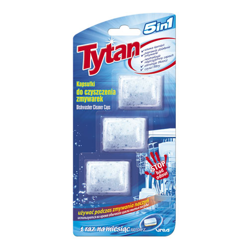 Capsules for cleaning dishwashers Titan 5in1 3x20g
