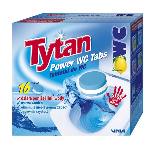 Tabletki do WC Tytan Power Tabs 16 szt.