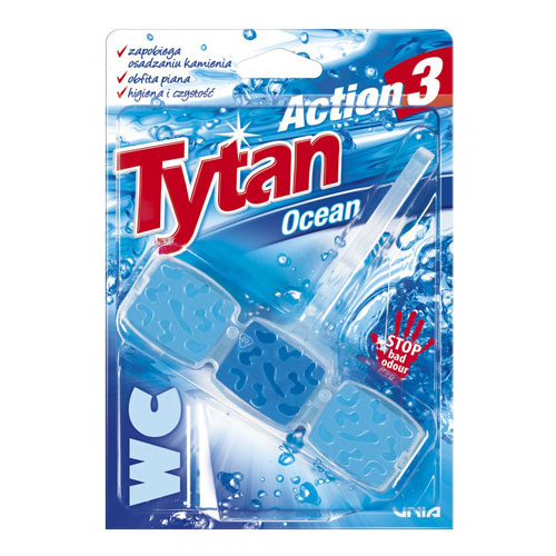 Kostka toaletowa do WC Tytan Action 3 Ocean
