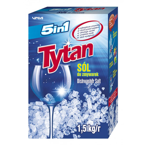 Sól do zmywarek Tytan 5w1 – 1.5kg