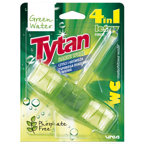 Czterofunkcyjna zawieszka do WC Tytan Green Water