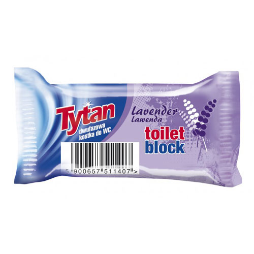 Tytan Double-phase Toilet Bowl Cleaning Cube Lavender Economy Pack 40g