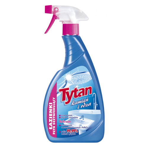Płyn do mycia łazienek Tytan kamień i rdza spray