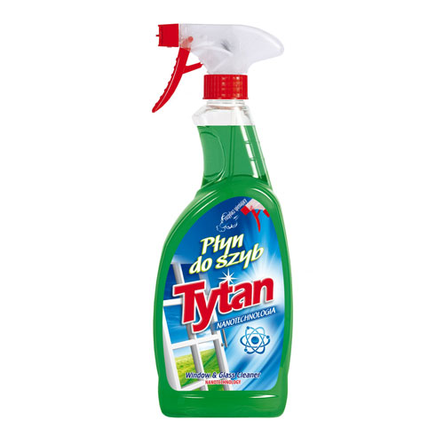 Płyn do mycia szyb luster Tytan nanotechnologia spray