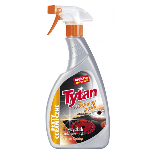 Płyn do czyszczenia płyt ceramicznych Tytan spray