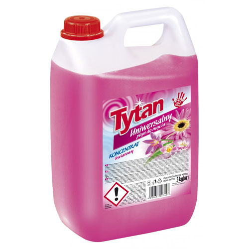 Uniwersalny płyn do mycia kwiatowy Tytan koncentrat 5 kg