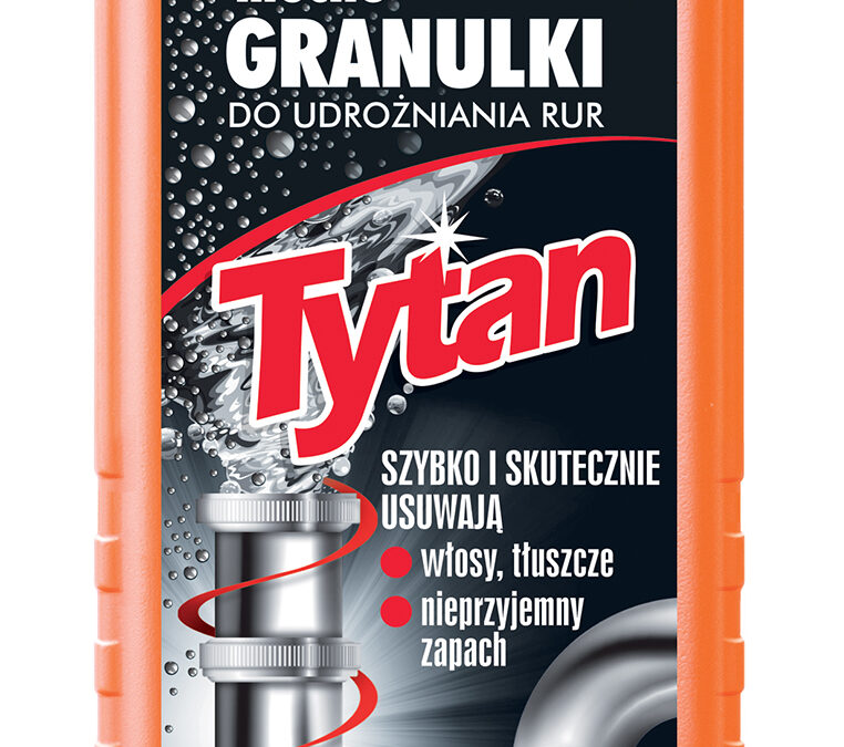 Granulki do udrożniania rur Tytan 800g (T30740)