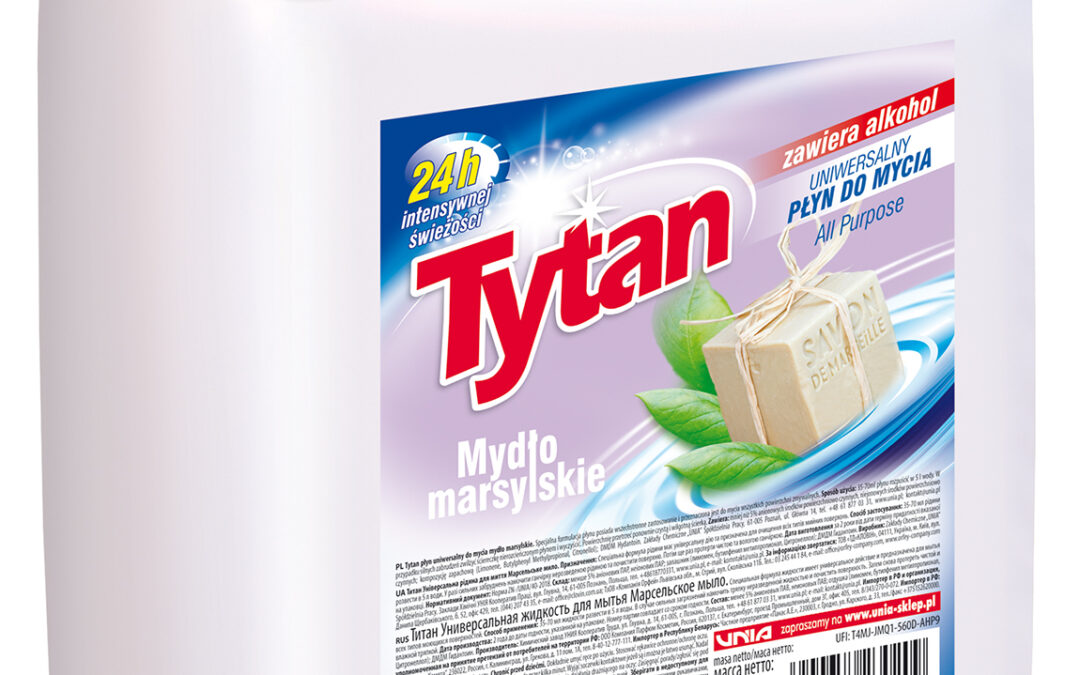 Uniwersalny płyn do mycia Tytan mydło marsylskie 5 kg (P23020)