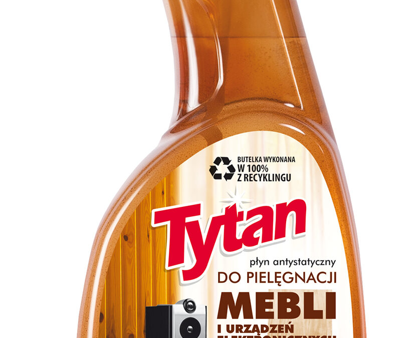 Preparat do pielęgnacji mebli i urządzeń elektronicznych Tytan antystatyczny spray 500g (P27050)