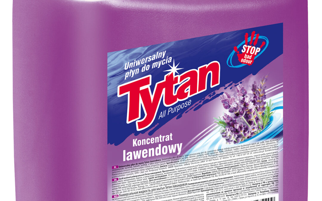 Uniwersalny płyn do mycia lawendowy Tytan koncentrat 5 kg (P27220)