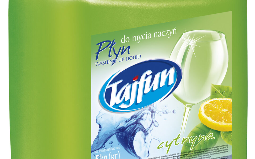Płyn do mycia naczyń Tajfun cytrynowy 5kg (P29260)