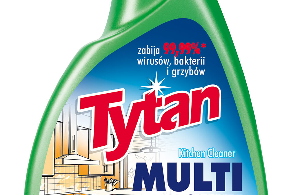 Płyn do czyszczenia i dezynfekcji kuchni Tytan multi funkcyjny zapas 500g (P275200)