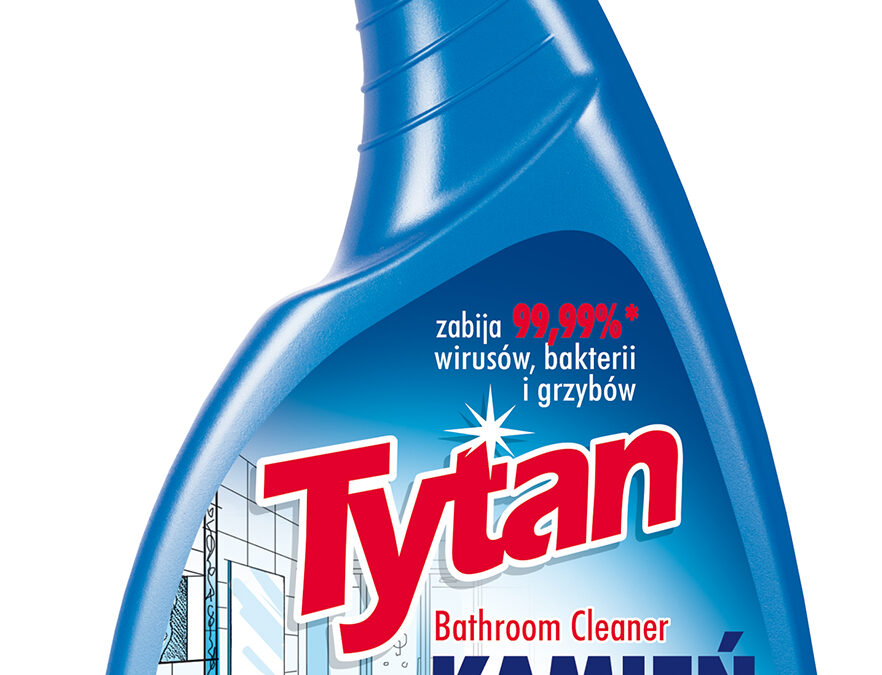 Płyn do czyszczenia i dezynfekcji łazienki Tytan kamień i rdza spray 500g (P278600)