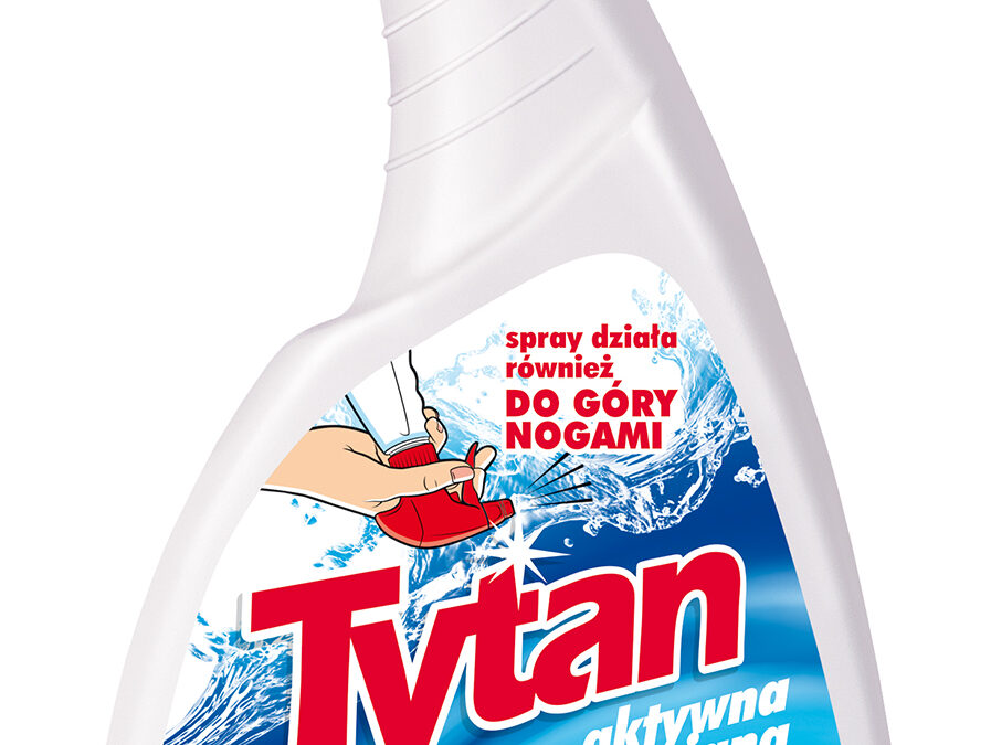Płyn do mycia WC Tytan bakteriobójczy spray działa do góry nogami 500g (P27880)