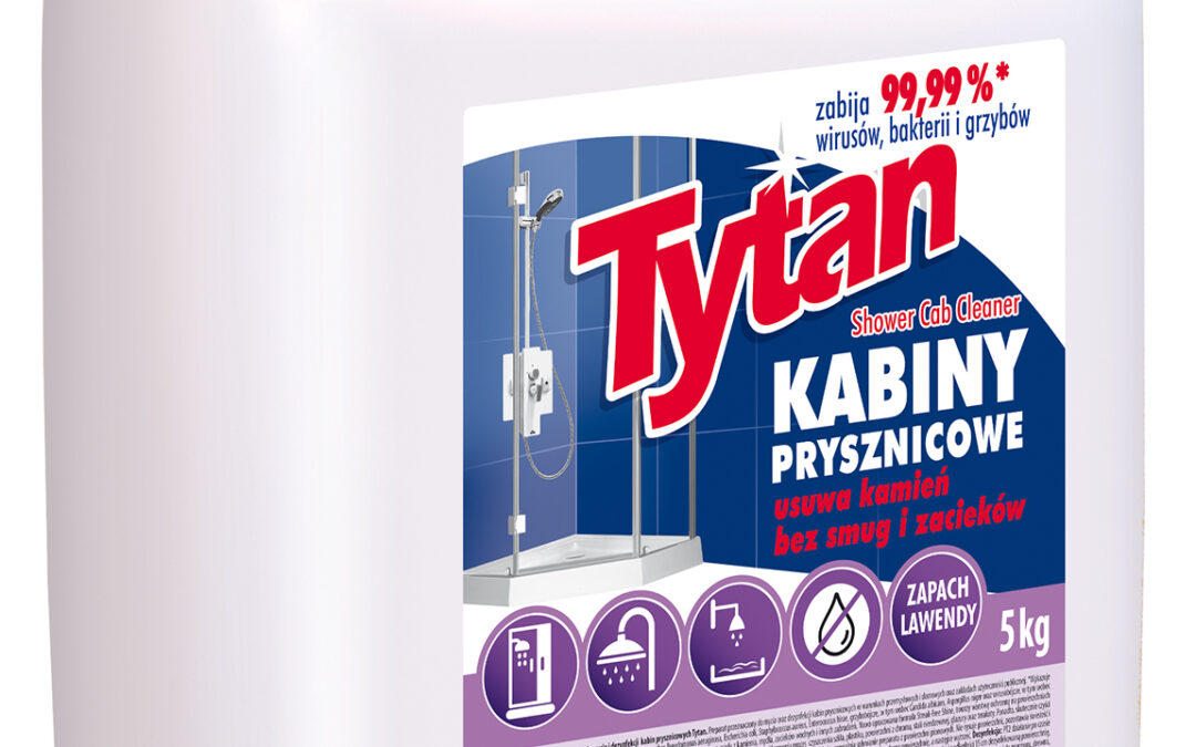 Płyn do mycia kabin prysznicowych Tytan 5kg (P27870)