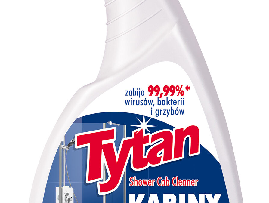 Płyn do mycia kabin prysznicowych Tytan spray 500g (P27820)