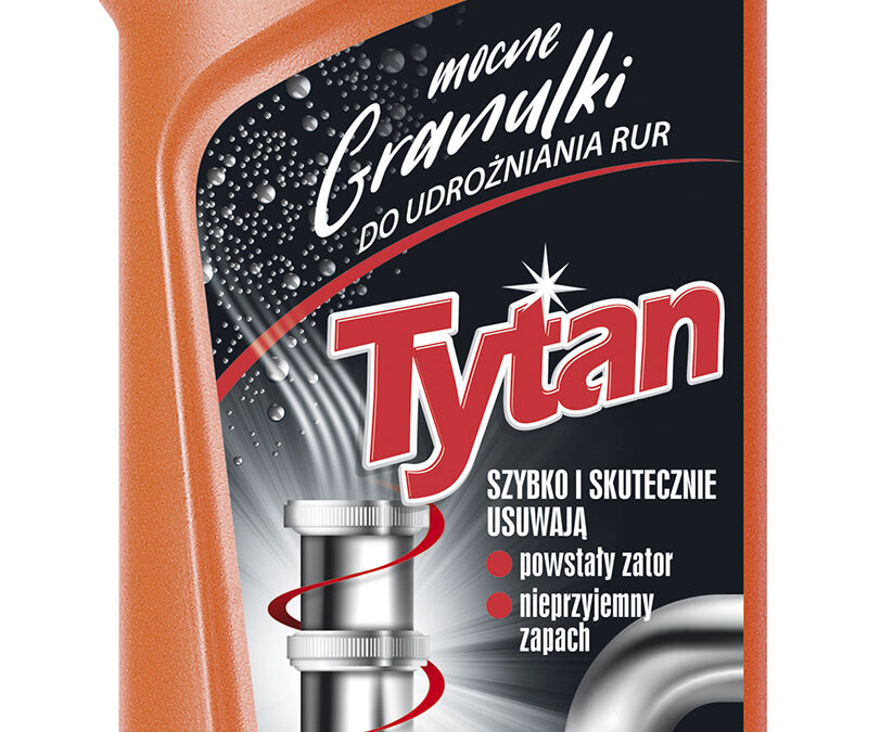 Granulki do udrożniania rur Tytan 800g (T30740)