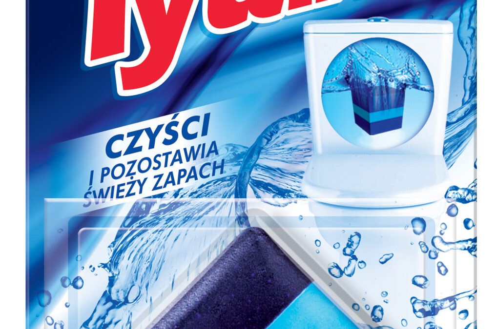 Krążek kostka do spłuczki barwiąca wodę Tytan Blue Water 50g (T53010)