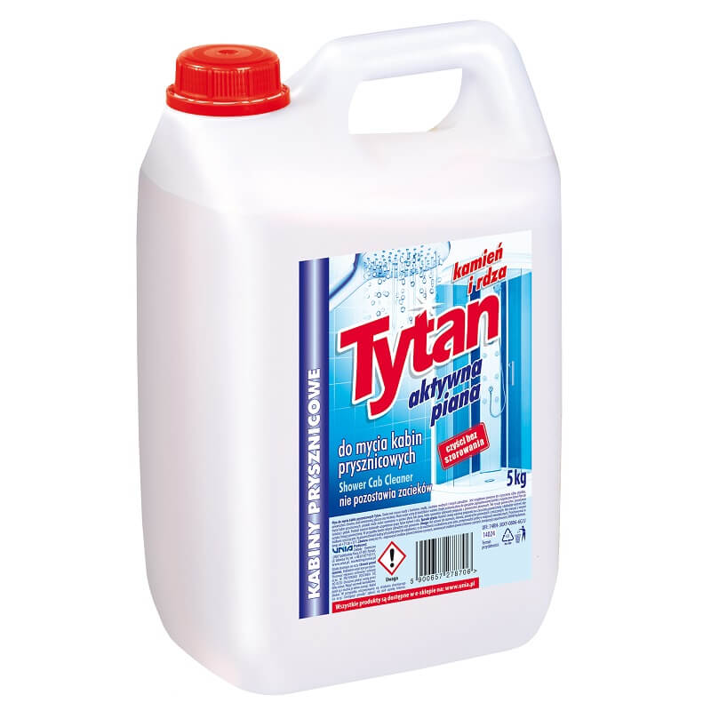 P27870 płyn do mycia kabin prysznicowych Tytan kamień i rdza 5,0kg (1)