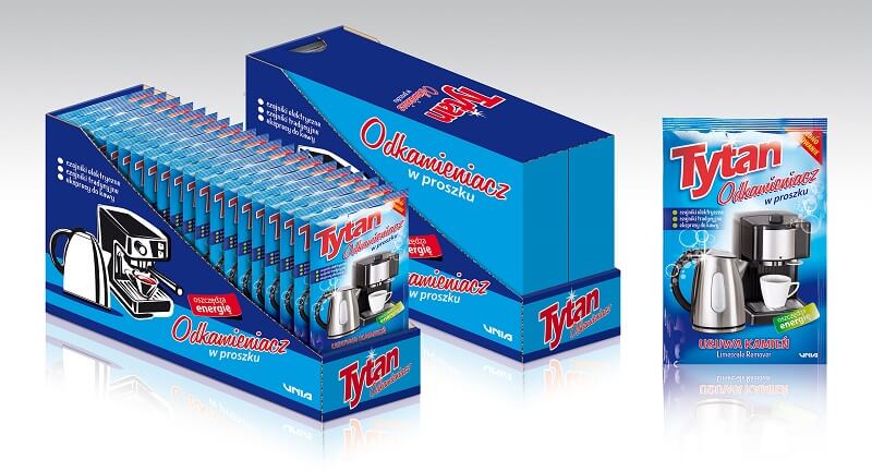 Tytan odkamieniacz w proszku saszetka 30g ekspozytor small