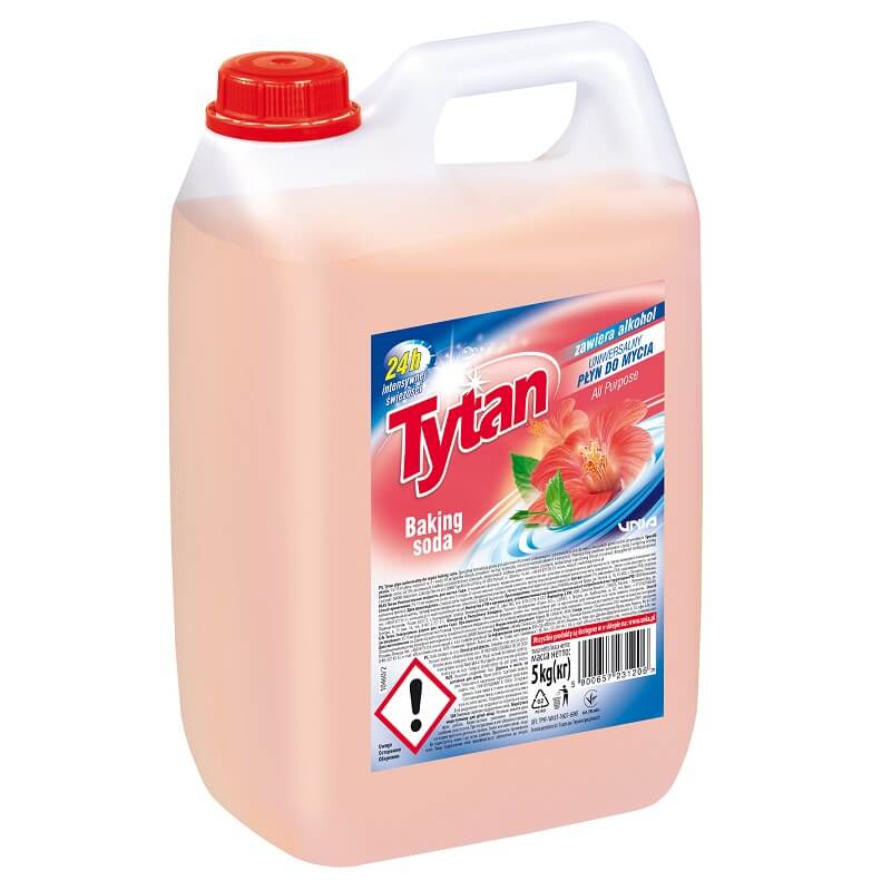 P23120 Tytan płyn uniwersalny do mycia baking soda 5,0kg kwadrat