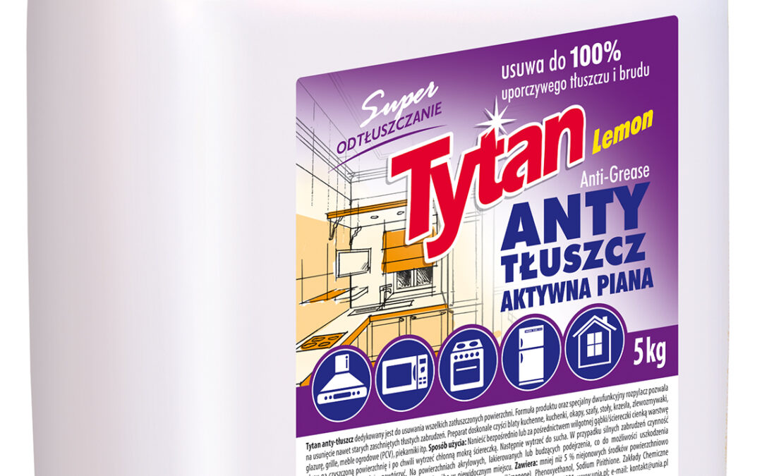 Odtłuszczacz uniwersalny Tytan Anty-tłuszcz kanister 5kg