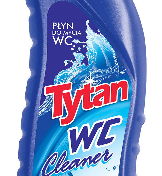 Płyn do mycia WC bakteriobójczy Tytan max niebieski 1.2kg (P280070)