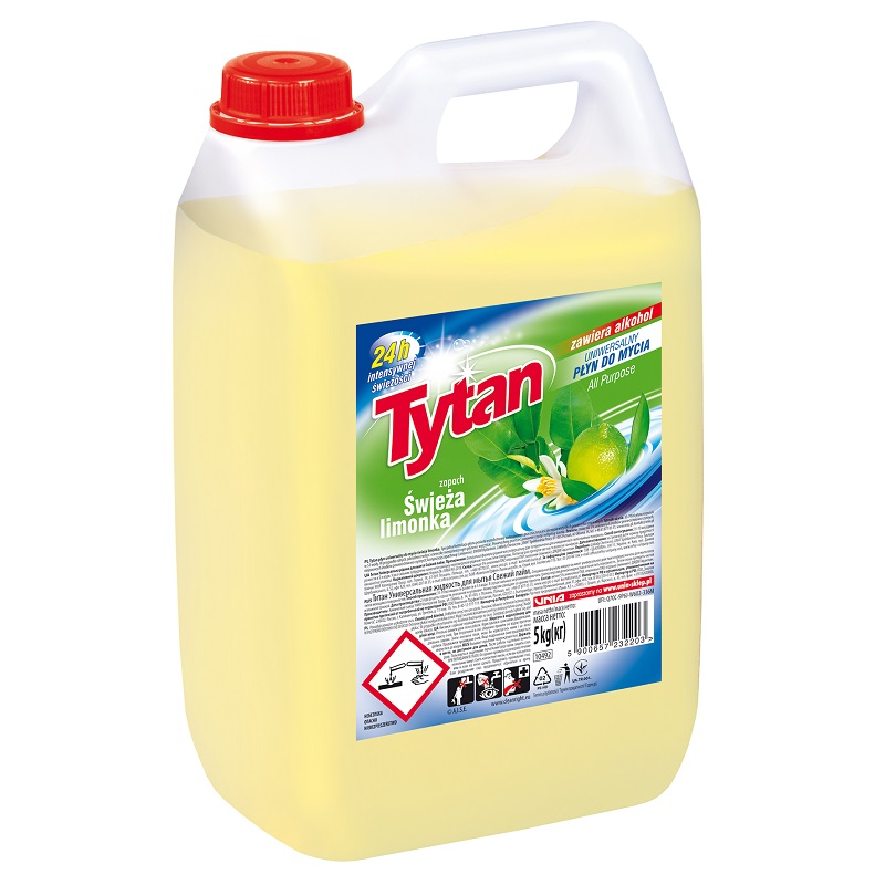 P23220 Tytan płyn uniwersalny do mycia świeża limonka 5,0kg