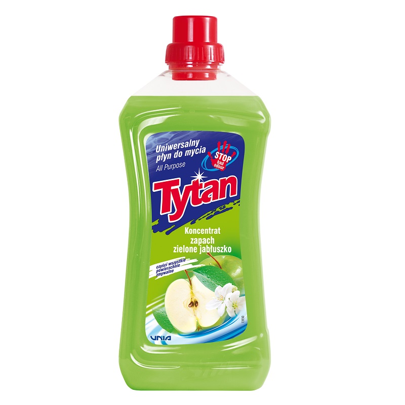 P27630 uniwersalny płyn do mycia zielone jabłuszko koncentrat Tytan 1,0l