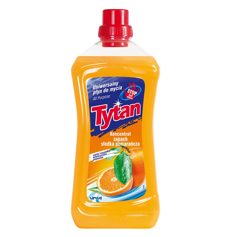 P27730 uniwersalny płyn do mycia słodka pomarancza koncentrat Tytan 1,0l