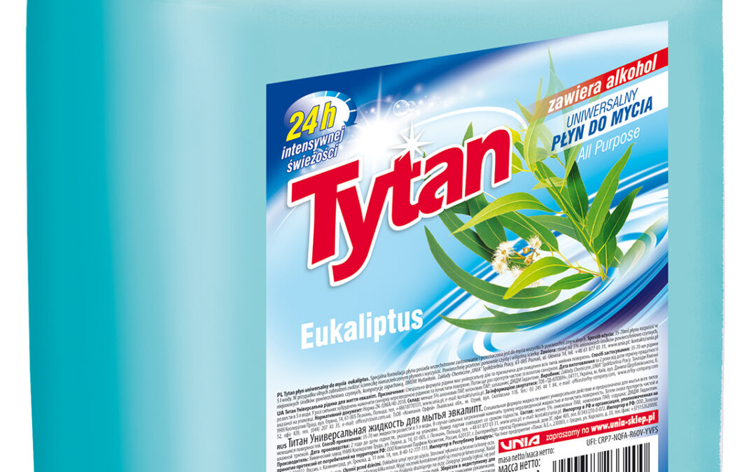 Uniwersalny płyn do mycia Tytan EUKALIPTUS 5 kg