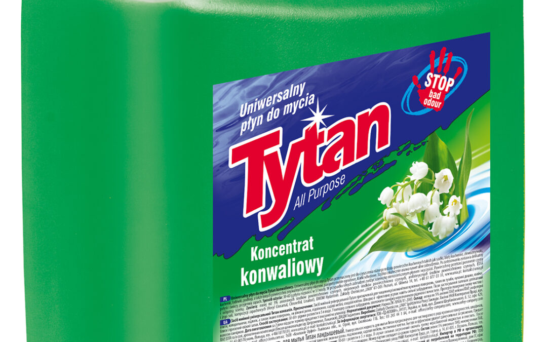 Uniwersalny płyn do mycia Tytan konwaliowy koncentrat 5 kg