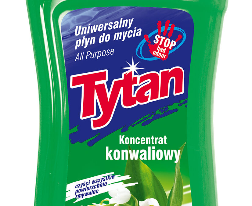 Uniwersalny płyn do mycia Tytan konwaliowy koncentrat 1l