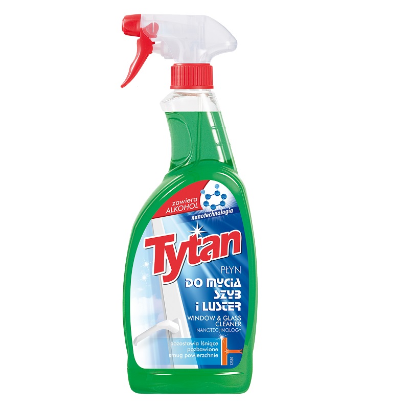 P27121 płyn do mycia szyb i luster nanotechnologia Tytan spray 750ml