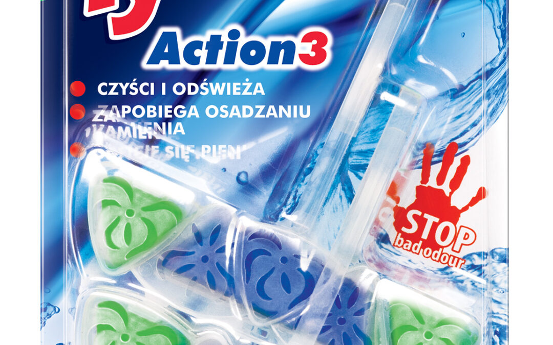 Kostka toaletowa do WC Tytan Action 3 Forest 2x40g