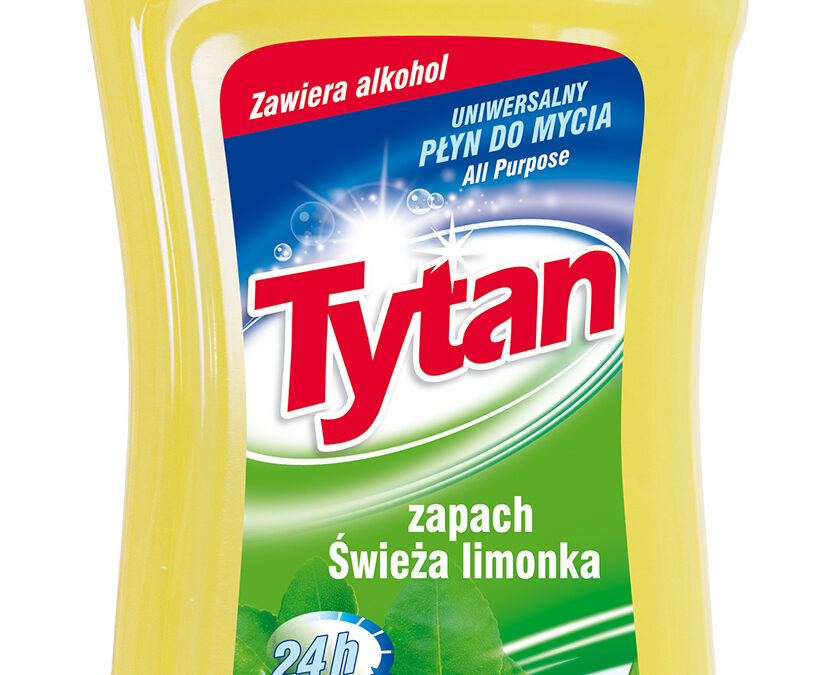 Uniwersalny płyn do mycia Tytan ŚWIEŻA LIMONKA 1l (P23230)
