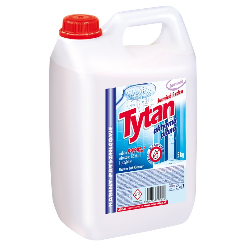P72100 płyn do mycia i dezynfekcji kabin prysznicowych Tytan 5,0kg - kadr w kwadrat