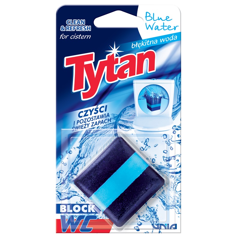 kostka do spłuczki Tytan blue water 50g