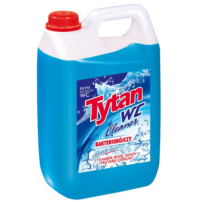 Płyn do mycia WC Tytan bakteriobójczy niebieski 5,0kg sklep