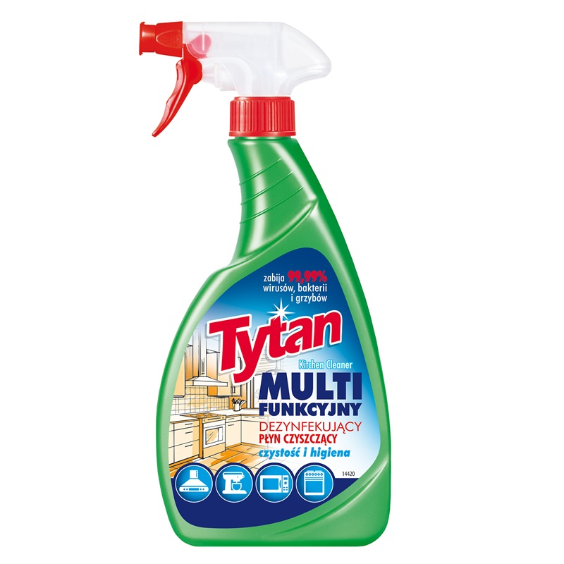 Płyn do czyszczenia i dezynfekcji kuchni Tytan multi funkcyjny spray 500g sklep