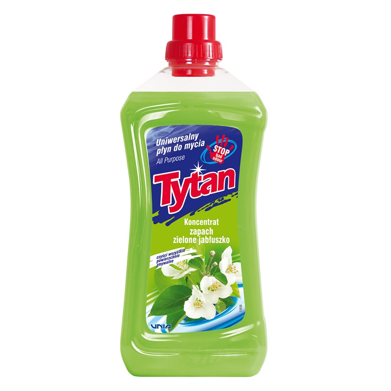 Uniwersalny płyn do mycia zielone jabłuszko Tytan koncentrat 1 l